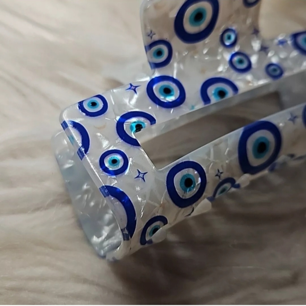 Evil Eye Celestial Hair Claw Clip - Mystic Aura Energy - Picture 2 of 5